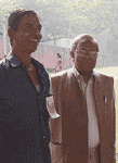Com. Baren (Left) with Com. Kartik Pal at Salt lake stadium, Kolkata, during the 7th State Party Conference in December 2004