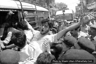 Students Arrested in Bihar Banch