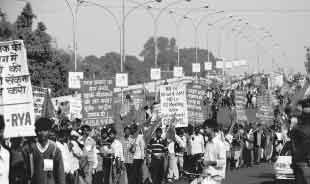 sansad march